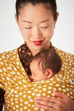 Bæreseler, Strækvikler & Bærestole|Coracor Vikle Abstract Dot, Mustard Gul