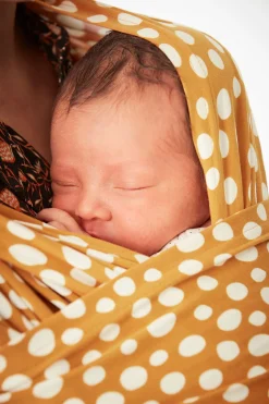 Bæreseler, Strækvikler & Bærestole|Coracor Vikle Abstract Dot, Mustard Gul