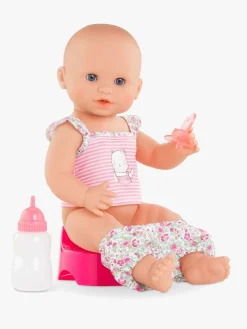 Dukker & Bamser|Corolle Spise-Tisse Dukke Emma 36 cm Lyserød/Flerfarvet