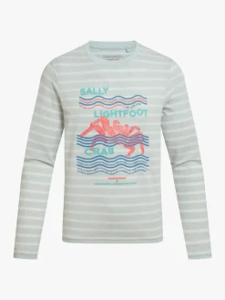 Overdele|Craghoppers NosiLife Cruz  Insektafvisende Langærmet Trøje, Nimbus Blue Stripe Blå