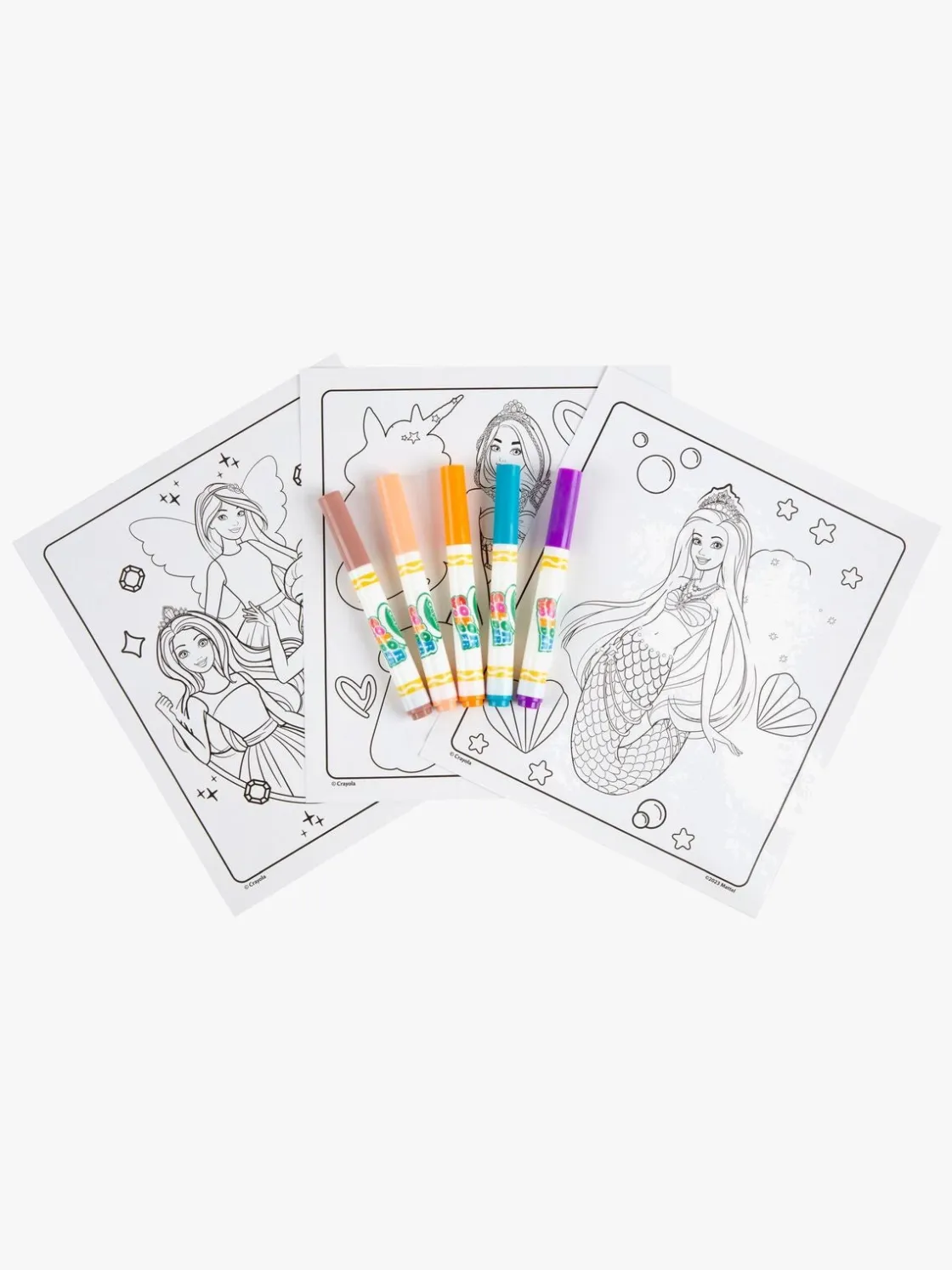 Kreativt Legetøj|Crayola Barbie Color Wonder Malesæt