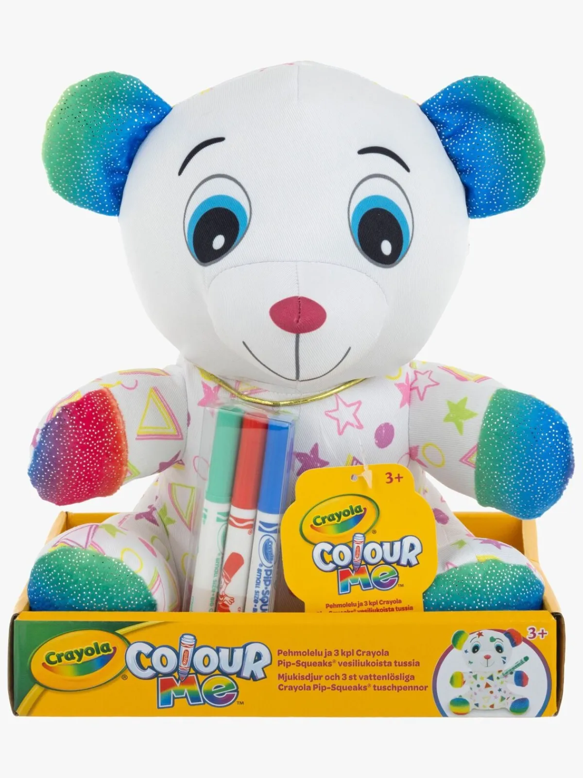 Crayola Dukker & Bamser|Kreativt Legetøj-Color and Plush Bamse 23 cm