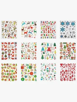 Kreativt Legetøj|CreativCompany Creativ Company Klistermærker Jul 12 ark