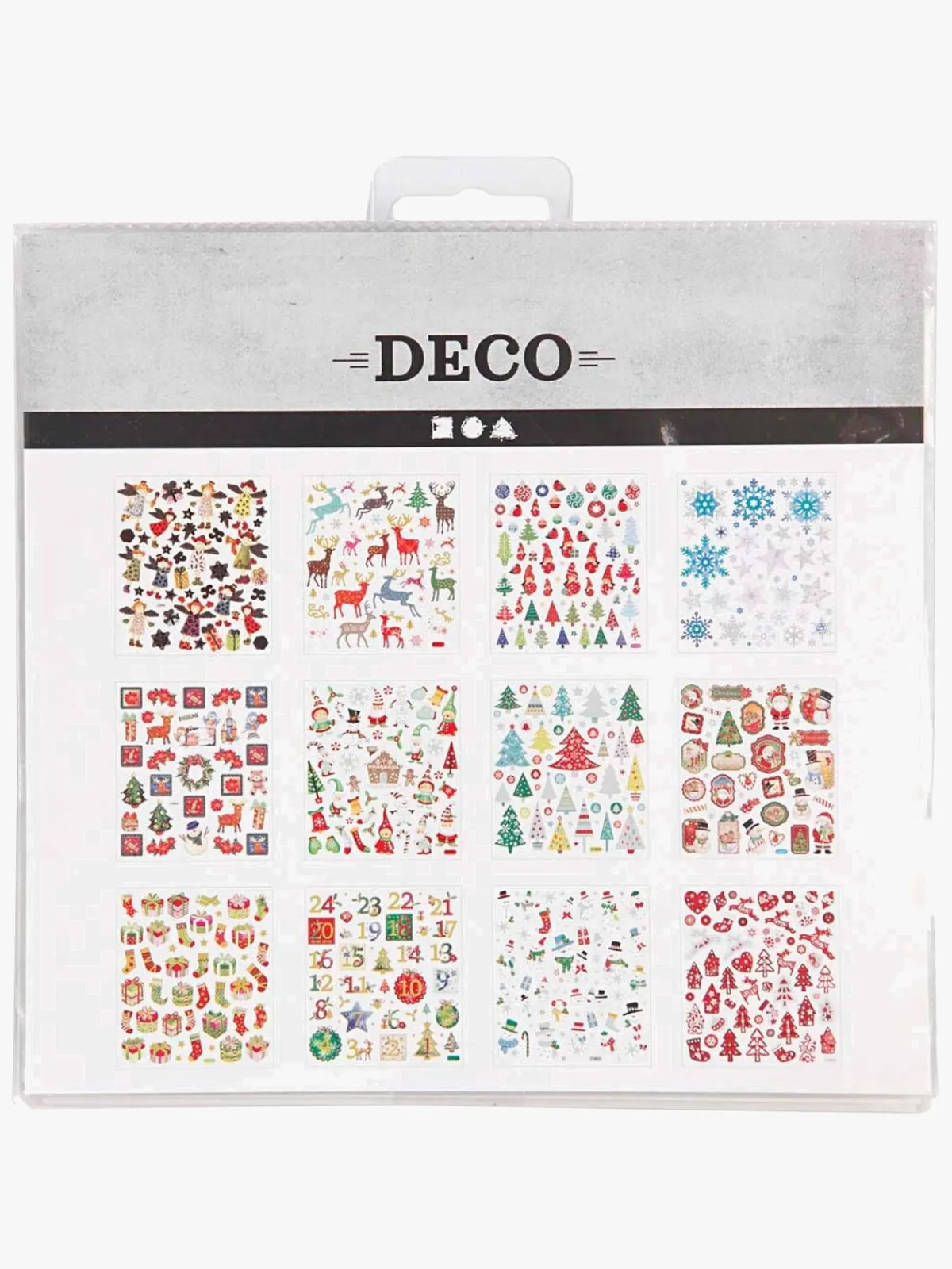 Kreativt Legetøj|CreativCompany Creativ Company Klistermærker Jul 12 ark