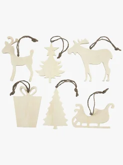 CreativCompany Kreativt Legetøj-Creativ Company Kreasæt Julepynt 6-pak