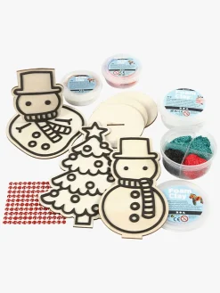 Kreativt Legetøj|CreativCompany Creativ Company Kreasæt Snemand og Juletræ