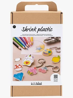 Kreativt Legetøj|CreativCompany Creativ Company  Krympeplast DIY Sæt Pins og Nøgleringe