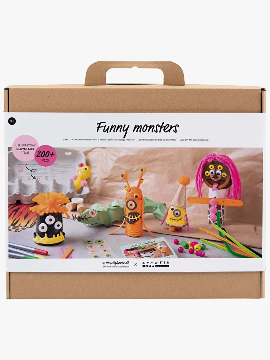 Kreativt Legetøj|CreativCompany Creativ Company Maxi DIY-sæt Sjov Monster