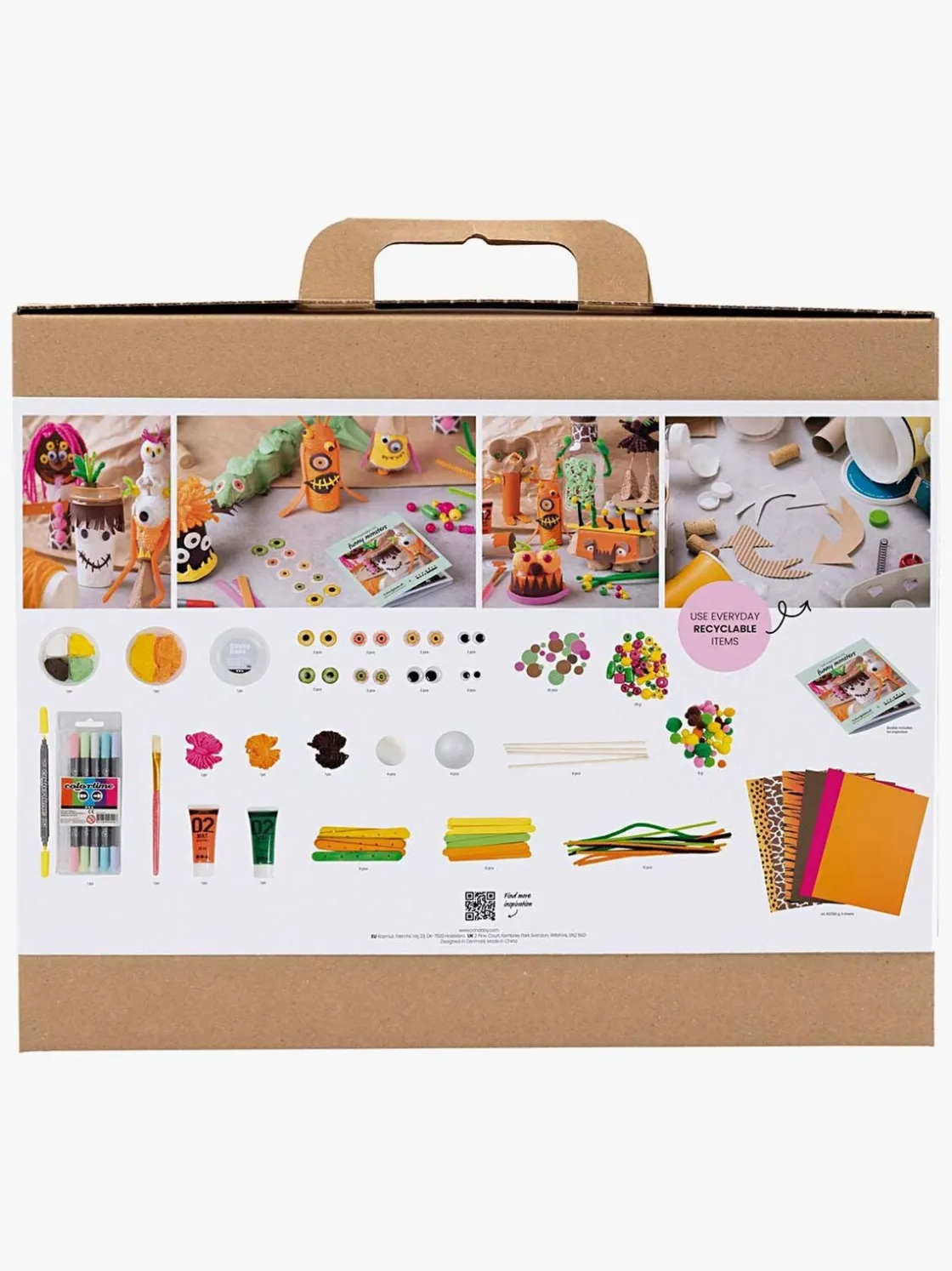 Kreativt Legetøj|CreativCompany Creativ Company Maxi DIY-sæt Sjov Monster