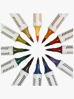 Kreativt Legetøj|CreativCompany Creativ Company Sketch Marker Tusser Afdæmpede Farver 12-pak