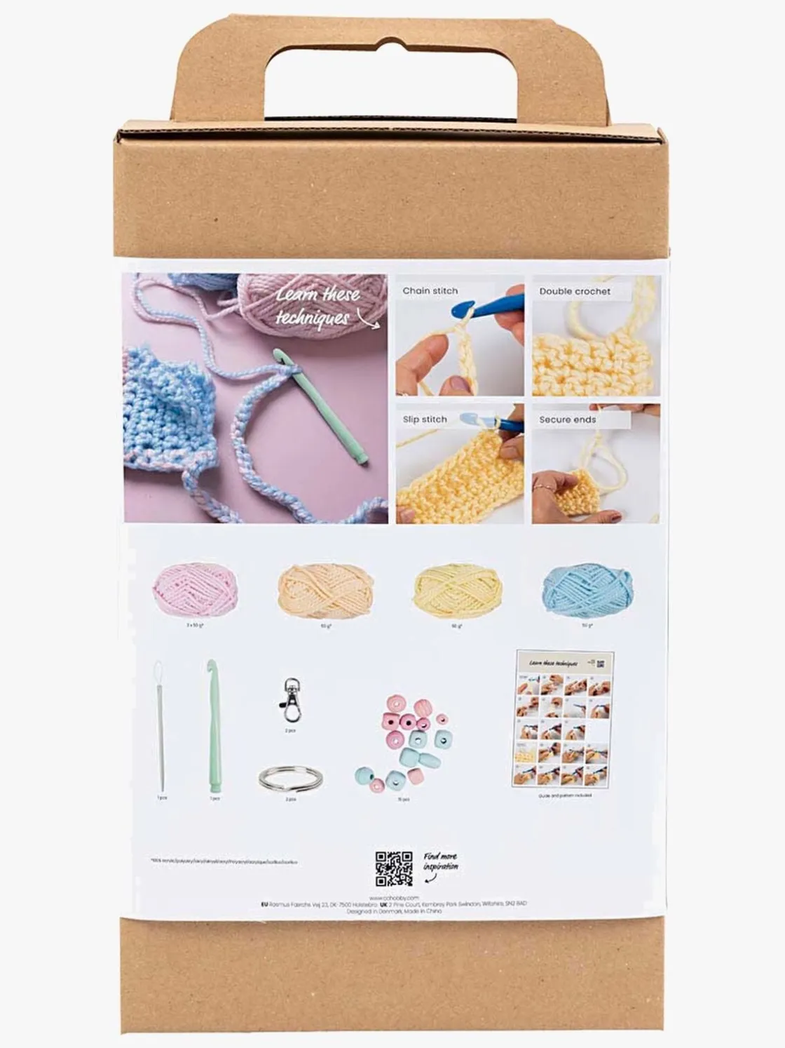 Kreativt Legetøj|CreativCompany Creativ Company Startkit DIY-sæt Hækling Tasker