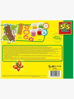 Kreativt Legetøj|SES Creative Modellervoks Blomster og Sommerfugle