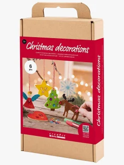 Kreativt Legetøj|Creotime DIY Sæt Juledekorationer