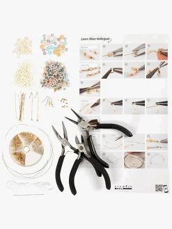 Kreativt Legetøj|Creotime DIY-startsæt Smykker Klassiske Perler