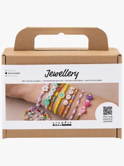 Kreativt Legetøj|Creotime Kreasæt DIY Mix Smykker Farverige Armbånd