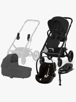 Cybex Duo- & Kombivogne-BALIOS S Lux Duovogn inkl. Cloud G Plus & Base, Moon Black