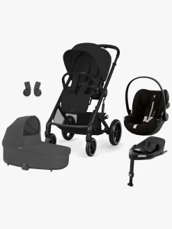 Duo- & Kombivogne|Cybex BALIOS S Lux Travelsystem, Moon Black