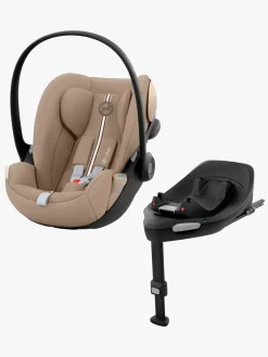 Cybex Autostole 0-13 Kg-Cloud G i-Size Plus Autostol Baby inkl. Base G, Almond Beige
