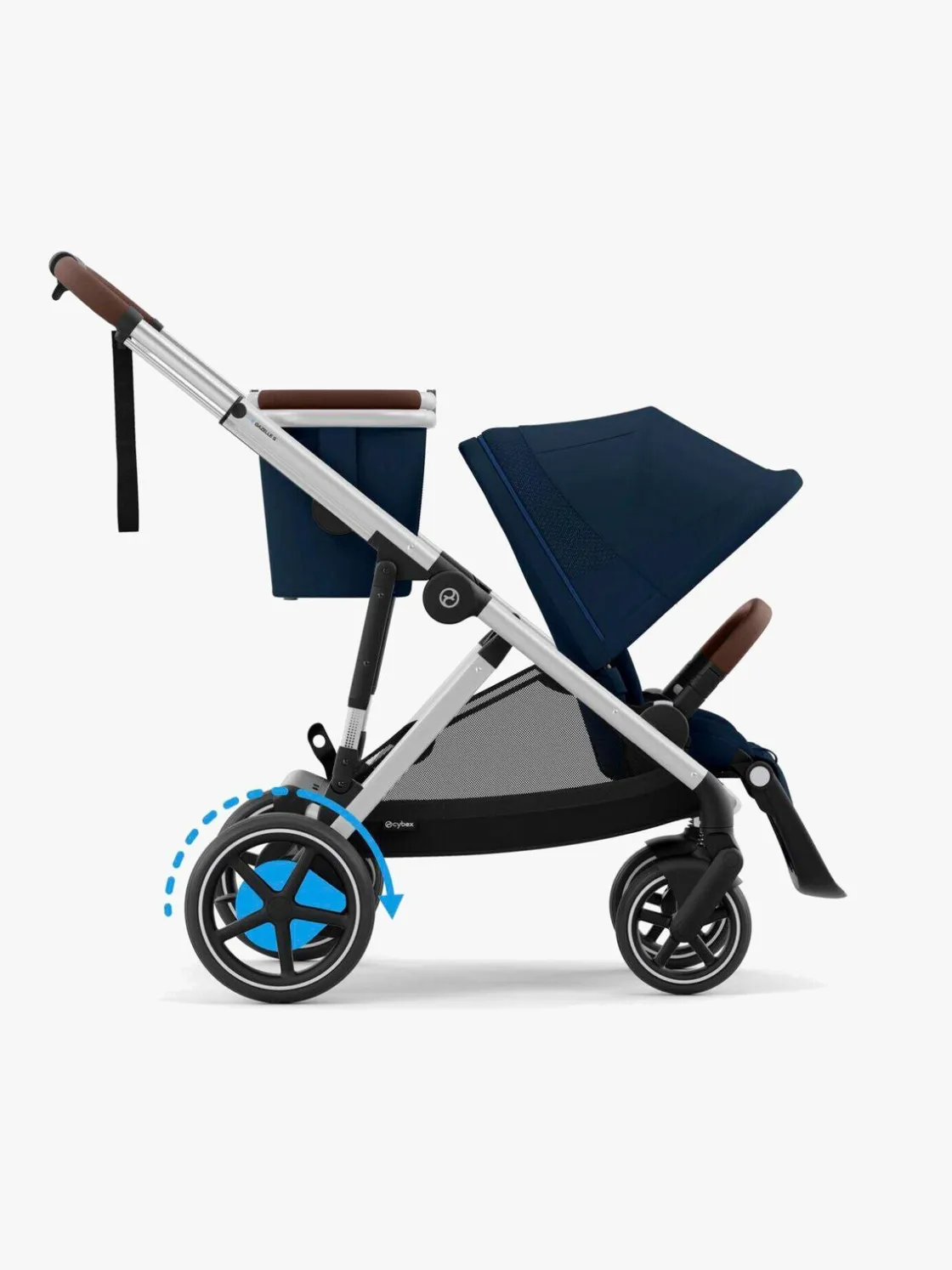 Duo- & Kombivogne|Cybex e-GAZELLE S Duovogn inkl. Cloud G i-Size Plus & Base, Ocean Blue