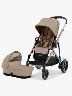 Duo- & Kombivogne|Cybex e-Gazelle S Duovogn, Almond Beige/Taupe