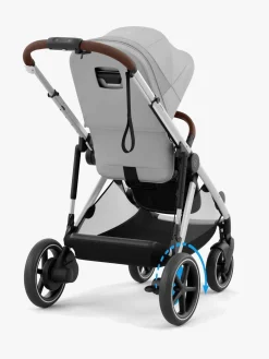 Klapvogne|Cybex e-GAZELLE S Klapvogn, Stone Grey/Silver