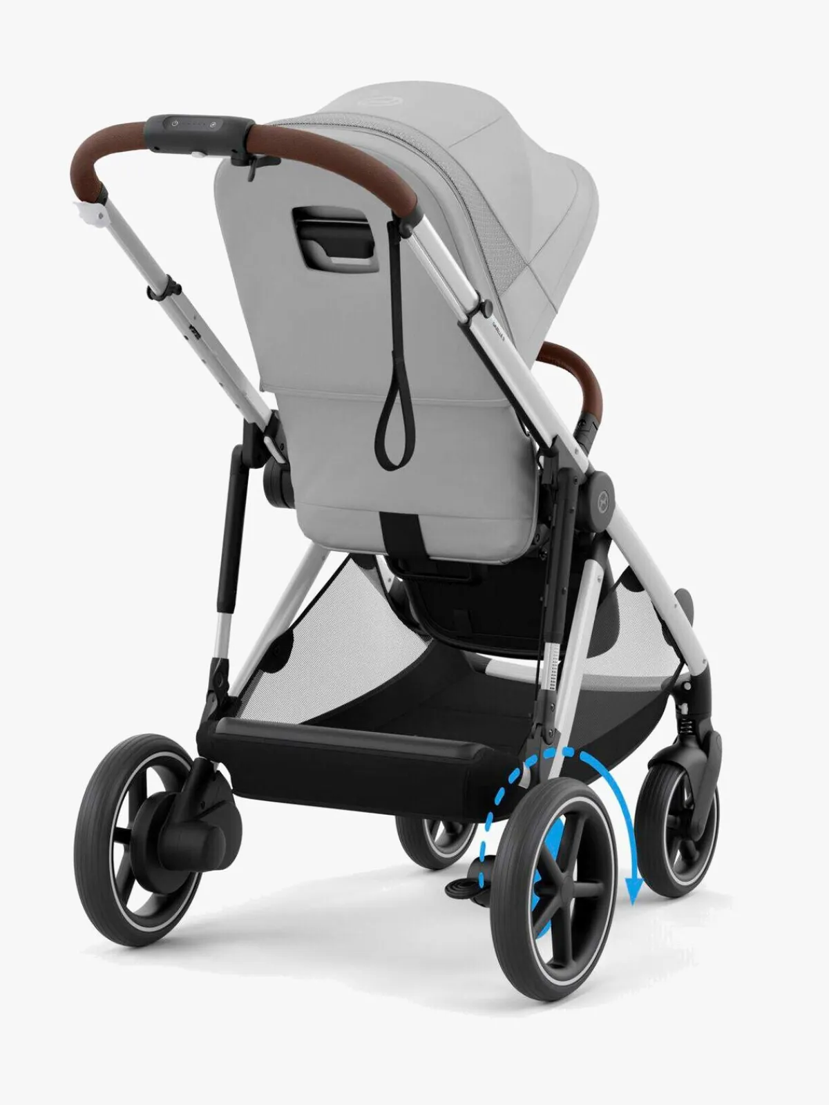Klapvogne|Cybex e-GAZELLE S Klapvogn, Stone Grey/Silver