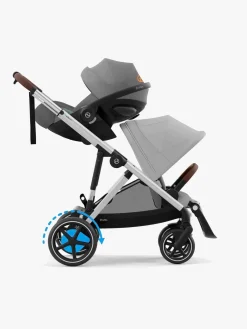 Klapvogne|Cybex e-GAZELLE S Klapvogn, Stone Grey/Silver