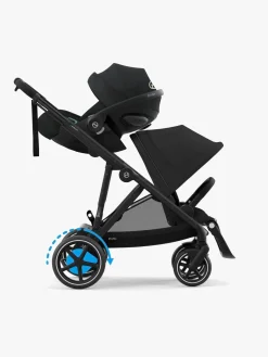 Klapvogne|Cybex e-GAZELLE S Klapvogn, Moon Black/Black