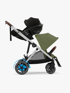 Klapvogne|Cybex e-GAZELLE S Klapvogn, Taupe/Moss Green Grøn
