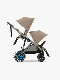 Cybex Søskendevogne-e-Gazelle S Søskendevogn, Almond Beige/Taupe