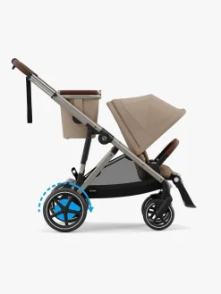 Cybex Søskendevogne-e-Gazelle S Søskendevogn, Almond Beige/Taupe