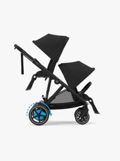 Søskendevogne|Cybex e-Gazelle S Søskendevogn, Moon Black/Black