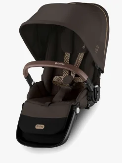 Vognpakker|Cybex e-Gazelle S Tvillingevogn, Chocolate Brown/Taupe