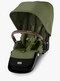 Vognpakker|Cybex e-Gazelle S Tvillingevogn, Moss Green/Taupe