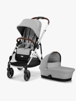 Duo- & Kombivogne|Cybex e-GAZELLE S Duovogn, Stone Grey/Silver