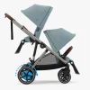 Søskendevogne|Cybex e-Gazelle S Søskendevogn, Stormy Blue/Taupe