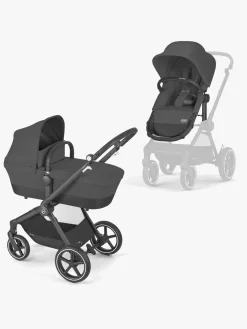 Autostolspakker|Cybex EOS Lux Duovogn inkl. BeSafe iZi Go Modular X2 i-Size Autostol Baby & Base, Black/Moon Black