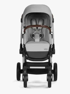 Duo- & Kombivogne|Cybex EOS Lux Duovogn, Silver/Lava Grey Grå