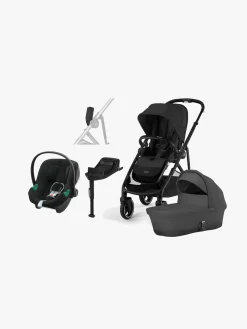 Vognpakker|Autostolspakker|Cybex GAZELLE S Duovogn inkl. Aton B2 i-Size Autostol Baby inkl. Base, Moon Black/Black