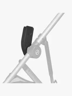 Cybex Vognpakker-GAZELLE S Duovogn inkl. Beemoo Route i-Size Autostol Baby & ISOFIX Base, Seashell Beige/Black Stone