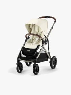 Cybex Vognpakker-GAZELLE S Duovogn inkl. Axkid GOKID Autostol Baby & Base, Seashell Beige