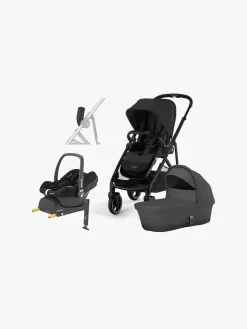 Vognpakker|Cybex GAZELLE S Duovogn inkl. Maxi-Cosi CabrioFix i-Size Autostol inkl. Base, Moon Black/Black