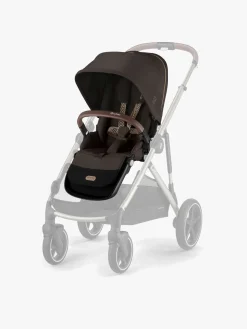 Vogndele|Cybex GAZELLE S Sæde, Black/Chocolate Brown Brun