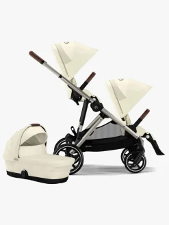Søskendevogne|Cybex GAZELLE S Søskendevogn, Seashell Beige/Taupe