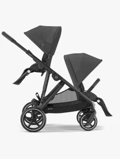 Tvillingevogne|Cybex GAZELLE S Tvillingevogn, Moon Black/Black