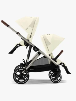 Cybex Tvillingevogne-GAZELLE S Tvillingevogn, Seashell Beige/Taupe