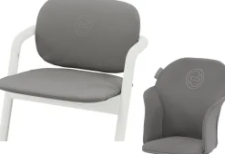 Cybex Højstole & Tilbehør-Lemo Højstolshynder, Suede Grey