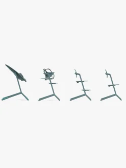 Højstole & Tilbehør|Cybex Lemo 4-in-1 Højstol inkl. Skråstol, Babysæt og Bakke, Stone Blue Blå