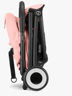 Rejseklapvogne|Cybex ORFEO Klapvogn, Black/Candy Pink Lyserød