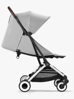 Rejseklapvogne|Cybex ORFEO Klapvogn, Fog Grey/Silver Grå